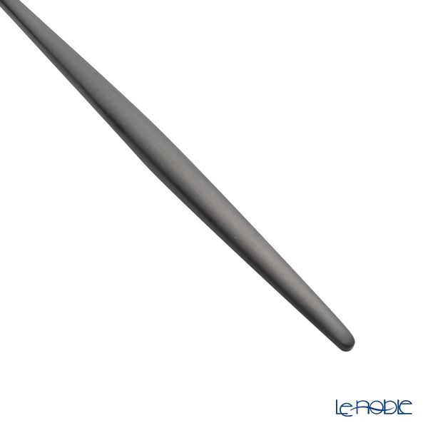 クチポール ムーン MOON マットブラック デザートスプーン 17cm マット仕上げ