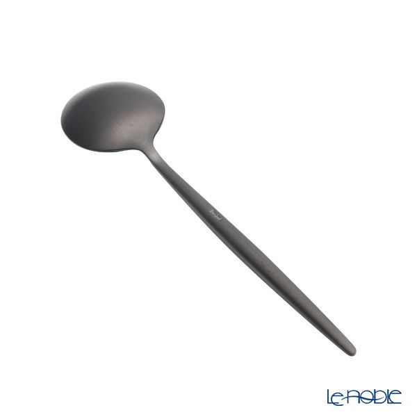 クチポール ムーン MOON マットブラック コーヒー／ティースプーン 12cm マット仕上げ