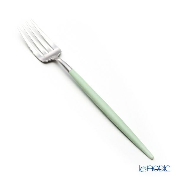 クチポール ゴア GOA セラドン／シルバー デザートフォーク 18.5cm マット仕上げ