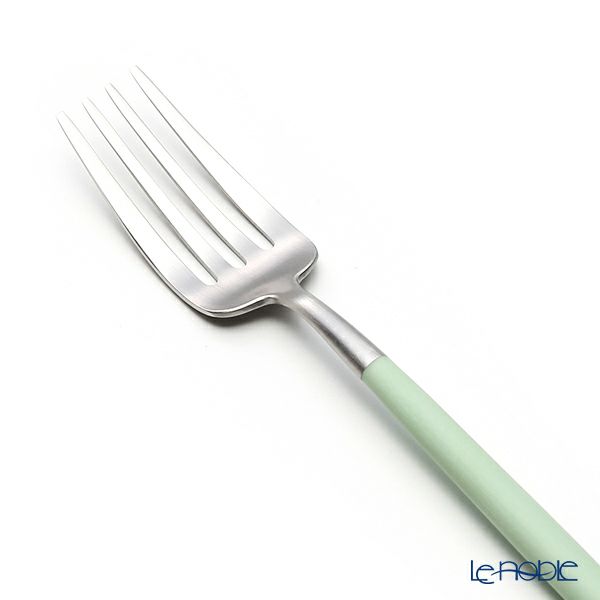クチポール ゴア GOA セラドン／シルバー デザートフォーク 18.5cm マット仕上げ