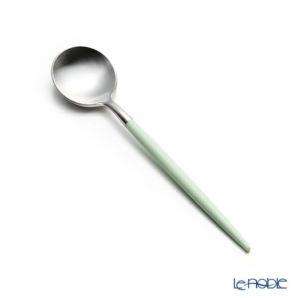クチポール ゴア GOA セラドン／シルバー コーヒー／ティースプーン 13cm マット仕上げ