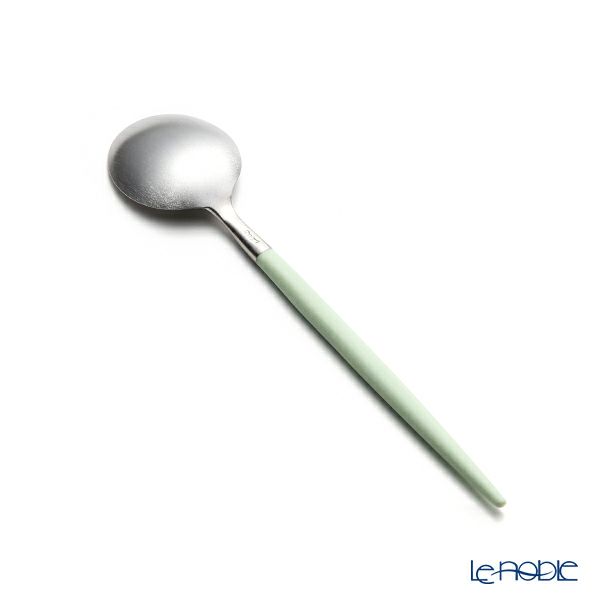 クチポール ゴア GOA セラドン／シルバー コーヒー／ティースプーン 13cm マット仕上げ