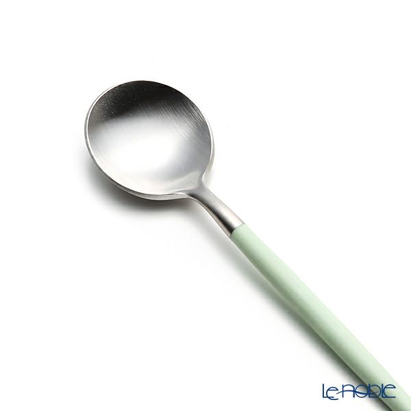 クチポール ゴア GOA セラドン／シルバー コーヒー／ティースプーン 13cm マット仕上げ