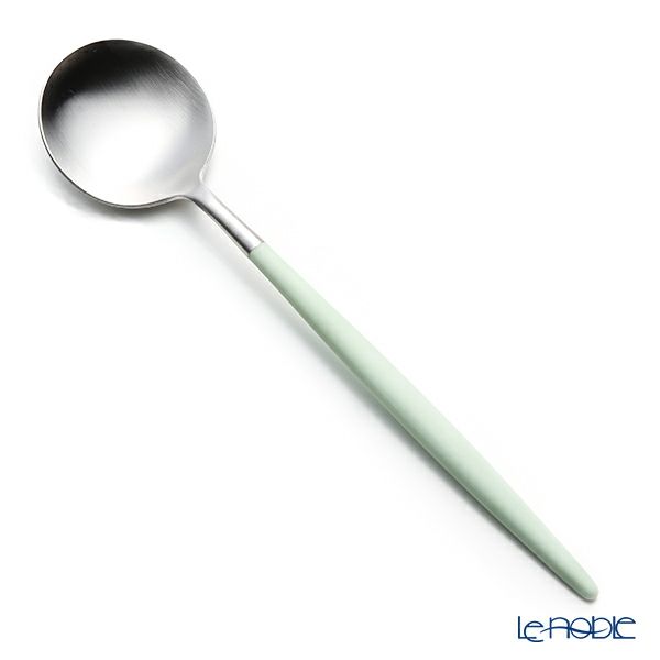 クチポール ゴア GOA セラドン／シルバー テーブルスプーン 21cm マット仕上げ