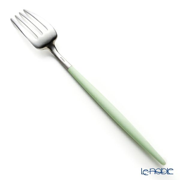 クチポール ゴア GOA セラドン／シルバー テーブルフォーク 21.5cm マット仕上げ
