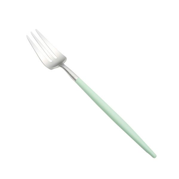 クチポール ゴア GOA セラドン／シルバー ペストリーフォーク 17cm マット仕上げ