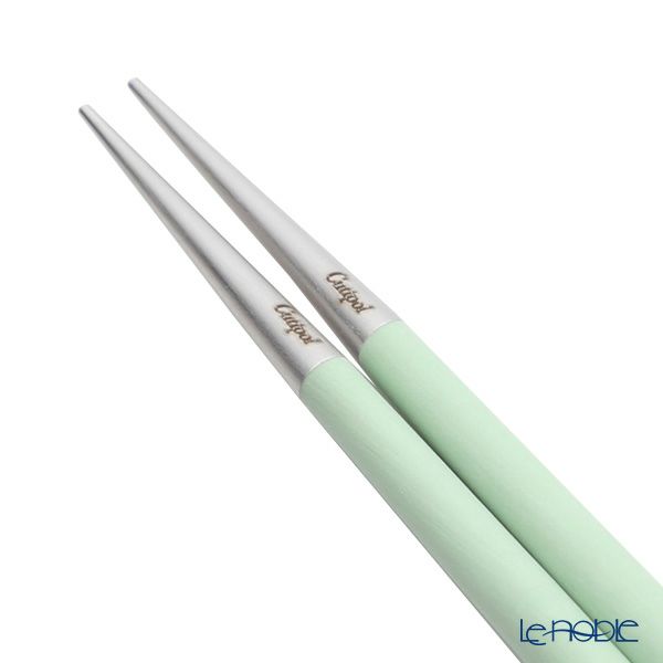 クチポール ゴア GOA セラドン／シルバー 箸+箸置セット 22cm マット仕上げ