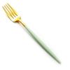 クチポール ゴア GOA セラドン／ゴールド テーブルフォーク 21.5cm マット仕上げ
