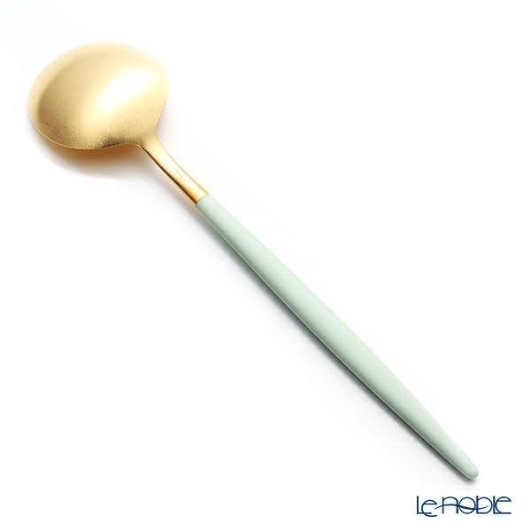 クチポール ゴア GOA セラドン／ゴールド テーブルスプーン 21cm マット仕上げ