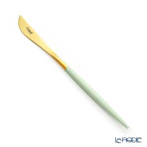クチポール ゴア GOA セラドン／ゴールド デザートナイフ 20cm マット仕上げ