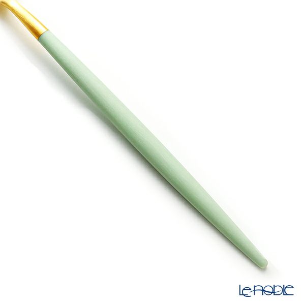 クチポール ゴア GOA セラドン／ゴールド デザートフォーク 18.5cm マット仕上げ