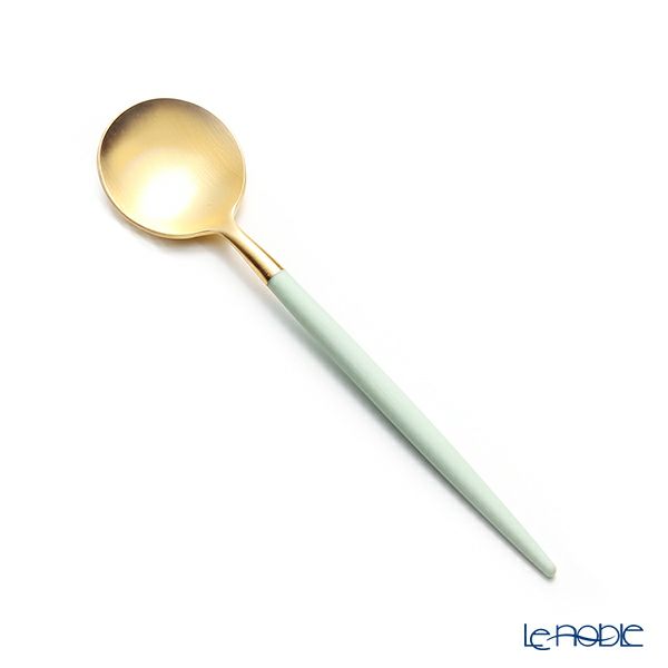 クチポール ゴア GOA セラドン／ゴールド コーヒー／ティースプーン 13cm マット仕上げ