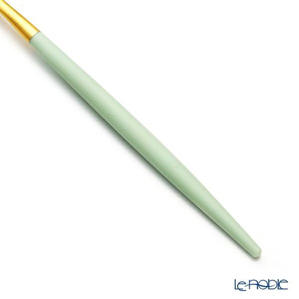 クチポール ゴア GOA セラドン／ゴールド ペストリーフォーク／ケーキフォーク 17cm マット仕上げ