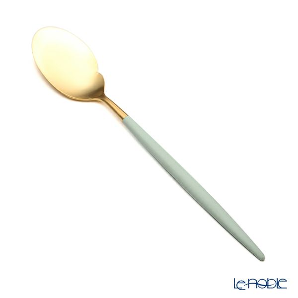 クチポール ゴア GOA セラドン／ゴールド グルメスプーン 22cm マット仕上げ