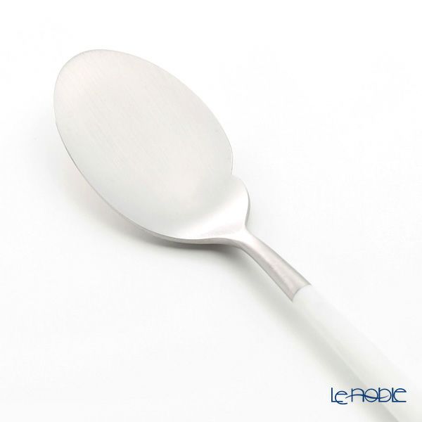 クチポール ゴア GOA ホワイト／シルバー グルメスプーン22cm マット仕上げ