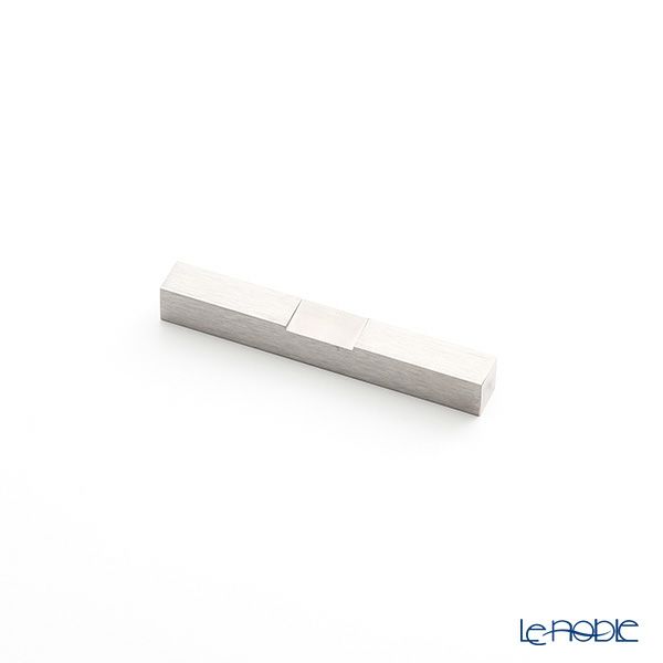 クチポール ゴア GOA ホワイト／シルバー 箸+箸置セット 22cm マット仕上げ