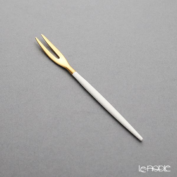 クチポール ゴア GOA ホワイト／ゴールド ジャパニーズフォーク 12cm マット仕上げ