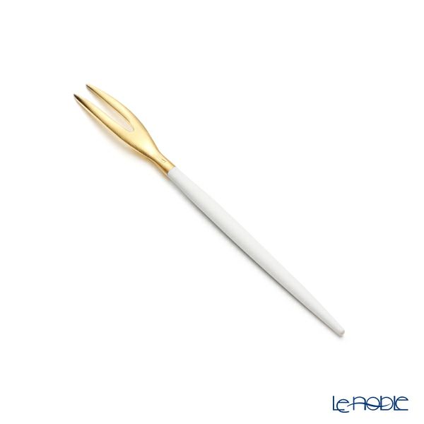 クチポール ゴア GOA ホワイト／ゴールド ジャパニーズフォーク 12cm マット仕上げ