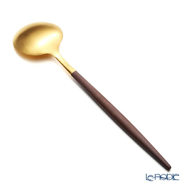 クチポール ゴア GOA ブラウン／ゴールド テーブルスプーン 21cm マット仕上げ