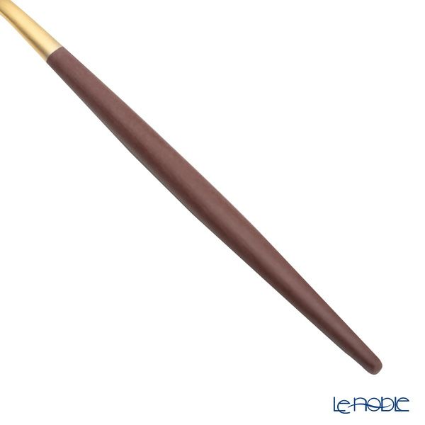 クチポール ゴア GOA ブラウン／ゴールド ペストリーフォーク／ケーキフォーク 17cm マット仕上げ