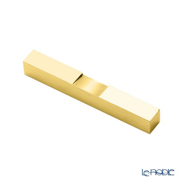 クチポール ゴア GOA ブラウン／ゴールド 箸+箸置セット 22cm マット仕上げ