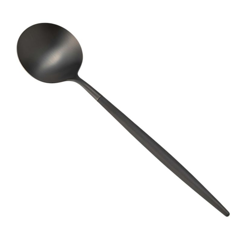 クチポール ゴア GOA ブラック／ブラック テーブルスプーン 21cm マット仕上げ