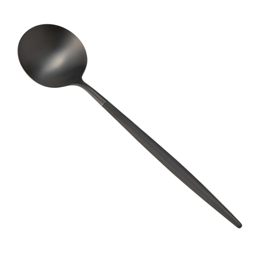 クチポール ゴア GOA ブラック／ブラック テーブルスプーン 21cm マット仕上げ