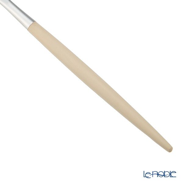 クチポール ゴア GOA アイボリー／シルバー デザートナイフ 20cm マット仕上げ