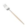 クチポール ゴア GOA アイボリー／シルバー デザートフォーク 18.5cm マット仕上げ