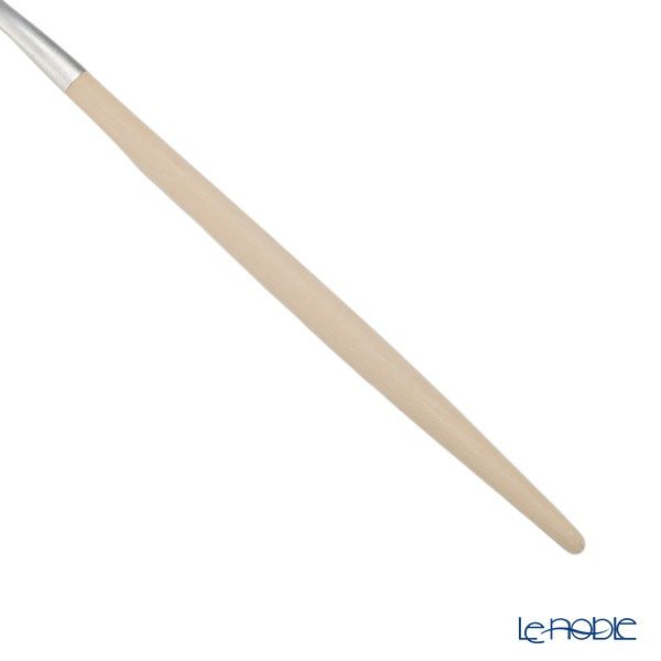 クチポール ゴア GOA アイボリー／シルバー デザートスプーン 18cm マット仕上げ