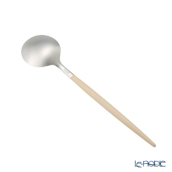 クチポール ゴア GOA アイボリー／シルバー コーヒー／ティースプーン 13cm マット仕上げ