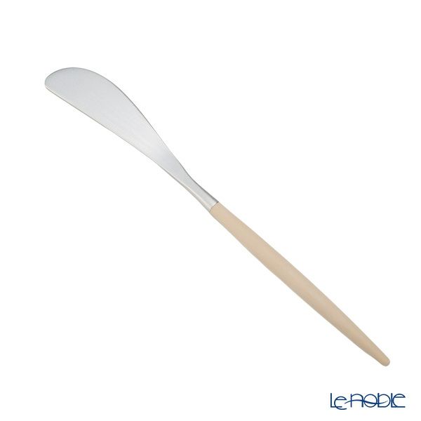 クチポール ゴア GOA アイボリー／シルバー バタースプレッダー 17cmマット仕上げ