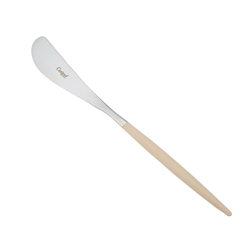 クチポール ゴア GOA アイボリー／シルバー バタースプレッダー 17cmマット仕上げ