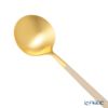 クチポール ゴア GOA アイボリー／ゴールド テーブルスプーン 21cm マット仕上げ