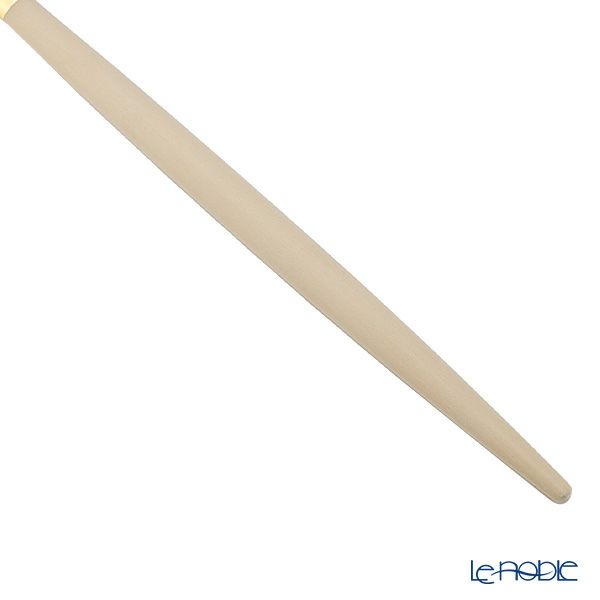 クチポール ゴア GOA アイボリー／ゴールド デザートフォーク 18.5cm マット仕上げ