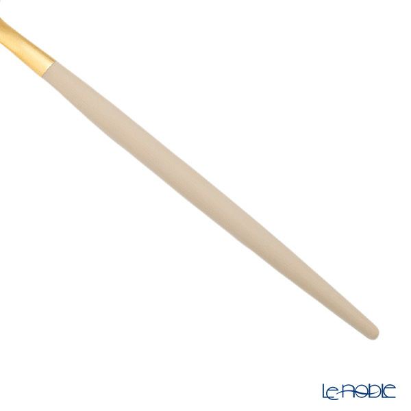 クチポール ゴア GOA アイボリー／ゴールド コーヒー／ティースプーン 13cm マット仕上げ