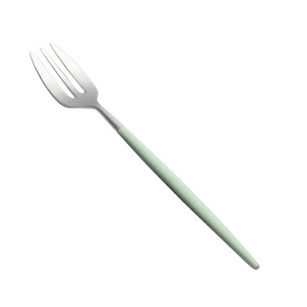 クチポール ミオ MIO セラドン／シルバー ペストリーフォーク 17.5cm マット仕上げ