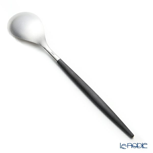 クチポール ミオ MIO ブラック／シルバー テーブルスプーン 21cm マット仕上げ