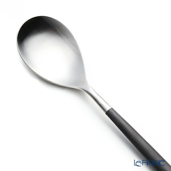 クチポール ミオ MIO ブラック／シルバー テーブルスプーン 21cm マット仕上げ