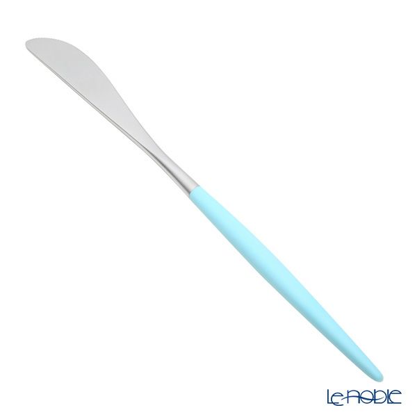 クチポール ミオ MIO ターコイズ／シルバー テーブルナイフ 23cm マット仕上げ