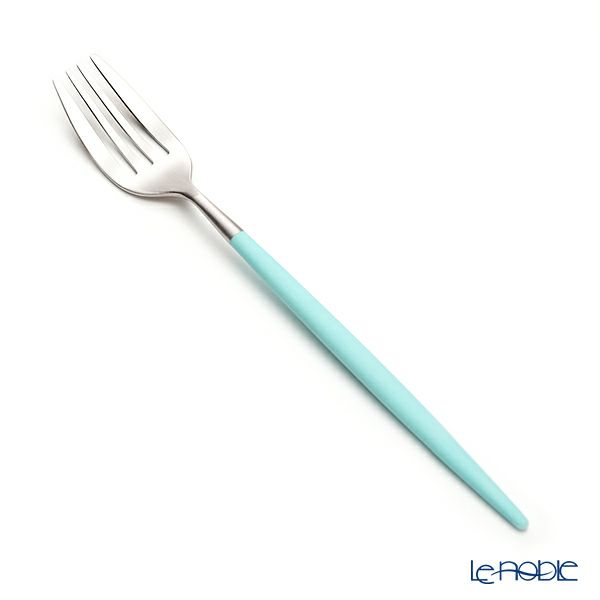 クチポール ミオ MIO ターコイズ／シルバー デザートフォーク マット仕上げ