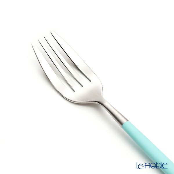 クチポール ミオ MIO ターコイズ／シルバー デザートフォーク マット仕上げ
