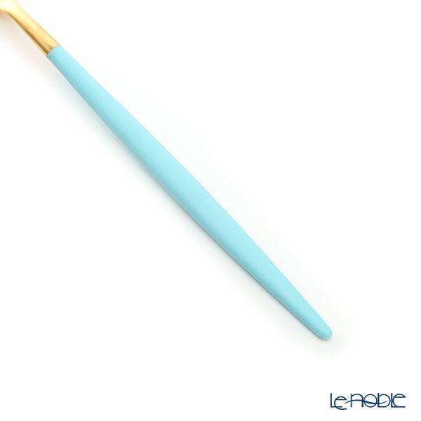 クチポール ミオ MIO ターコイズ／ゴールド テーブルフォーク 21.5cm マット仕上げ