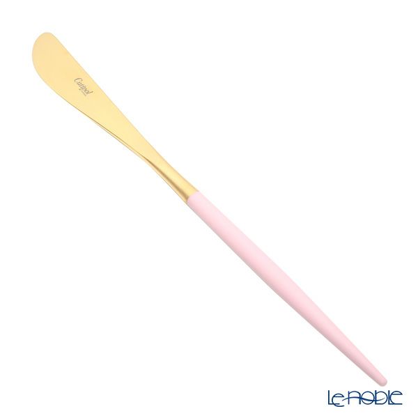 クチポール ミオ MIO ピンク／ゴールド テーブルナイフ 23cm マット仕上げ