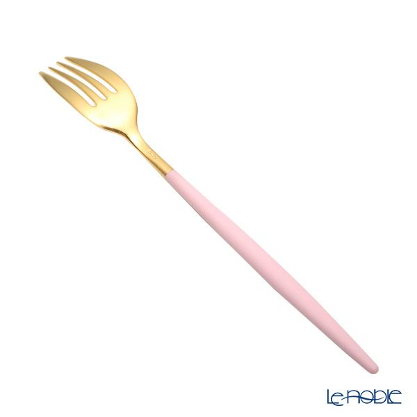 クチポール ミオ MIO ピンク／ゴールド テーブルフォーク 21.5cm マット仕上げ