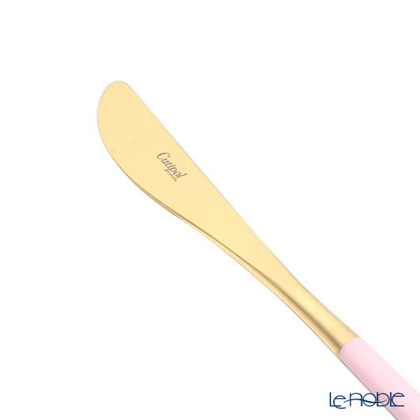 クチポール ミオ MIO ピンク／ゴールド デザートナイフ 20cm マット仕上げ