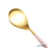 クチポール ミオ MIO ピンク／ゴールド デザートスプーン 19cm マット仕上げ