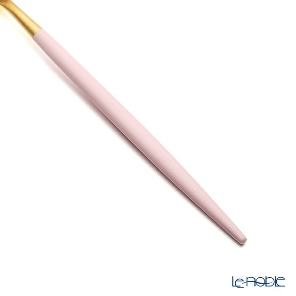 クチポール ミオ MIO ピンク／ゴールド デザートスプーン 19cm マット仕上げ