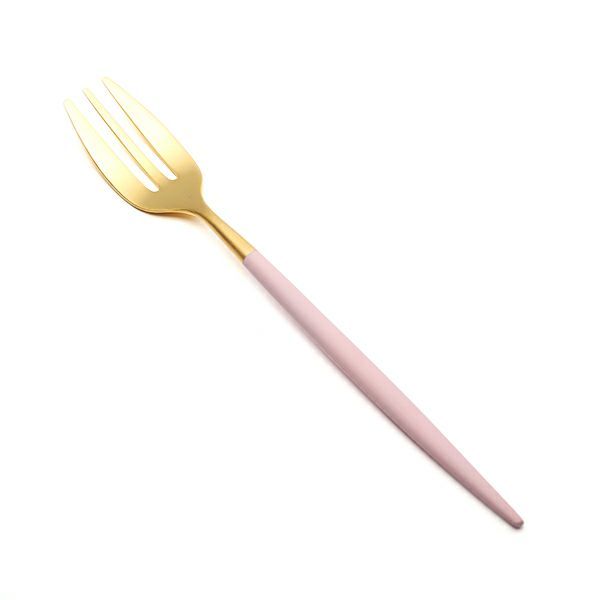 クチポール ミオ MIO ピンク／ゴールド ペストリーフォーク 17.5cm マット仕上げ