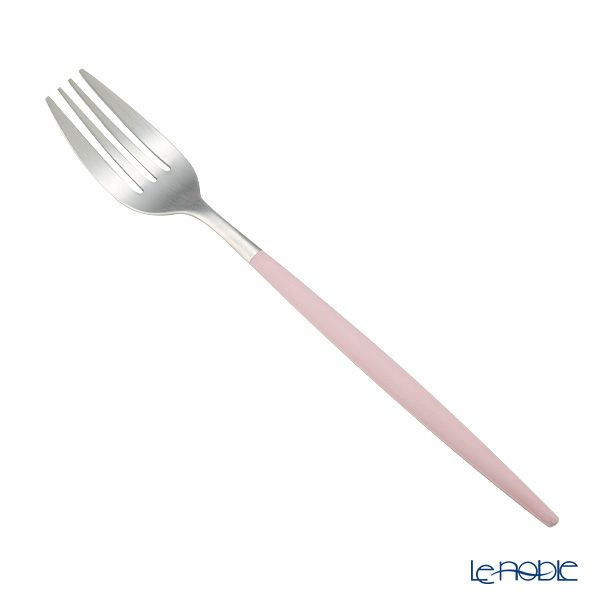 クチポール ミオ MIO ピンク／シルバー テーブルフォーク／ディナーフォーク 21.5cm マット仕上げ